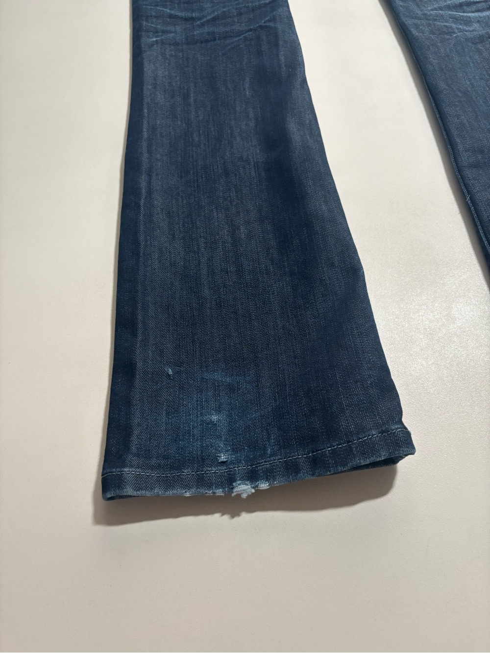 Guess premium Y2K Dark Blue Flare Jeans for Women size 25 grunge - Picture 3 of 13